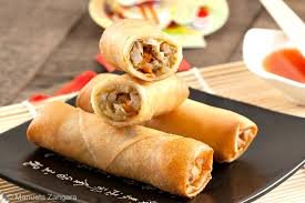  Chicken Spring Rolls 