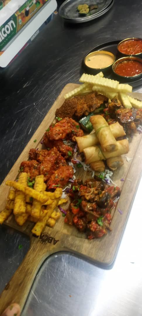  Above Lagos Midnight Platter 