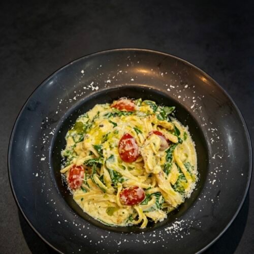 Chicken Spinach Linguine