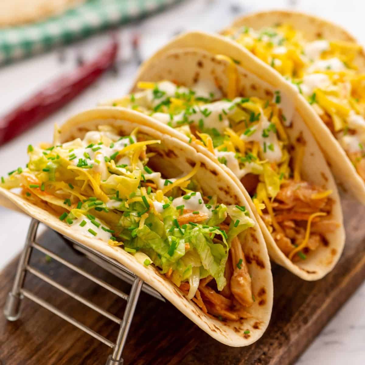  Chicken tacos 