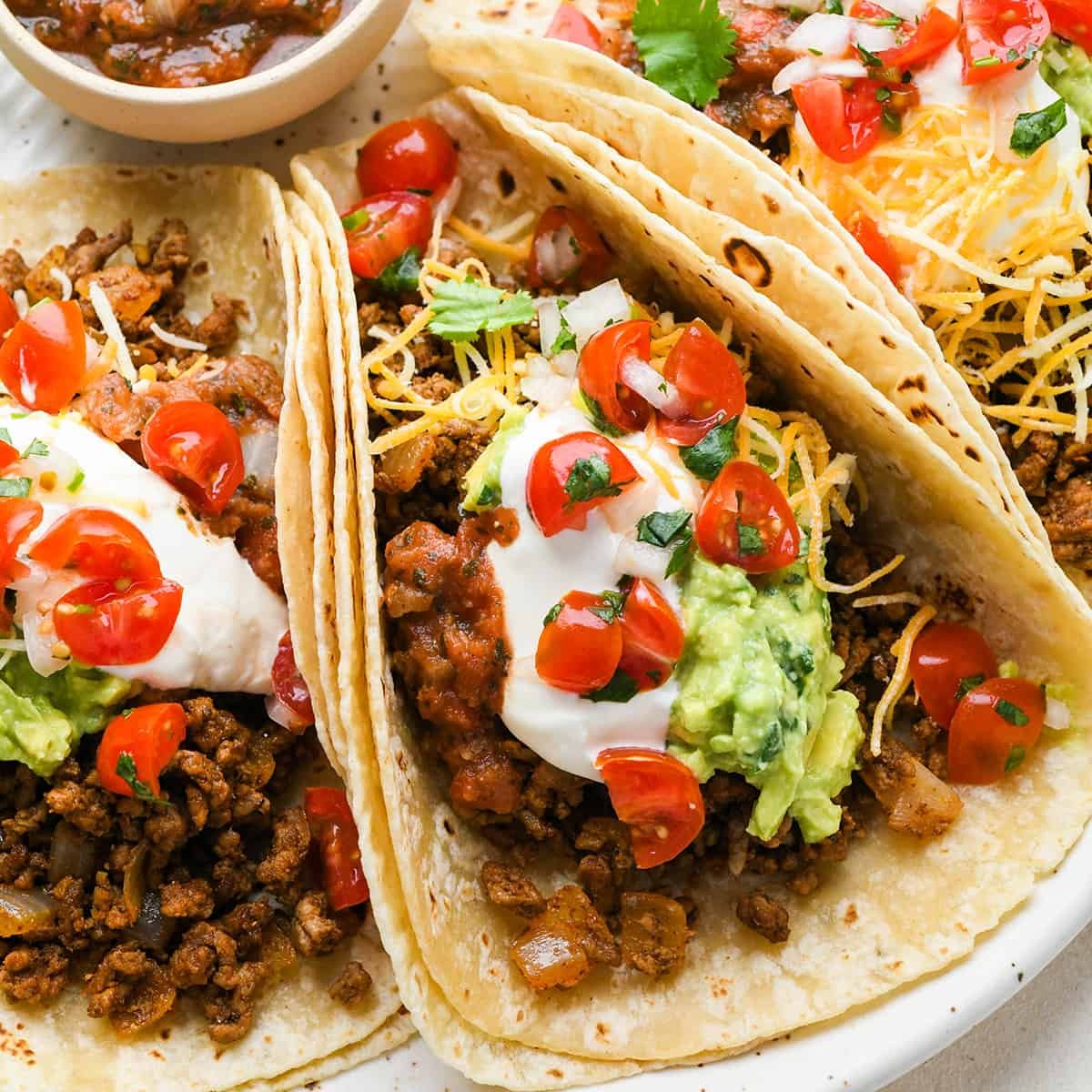  Beef tacos 